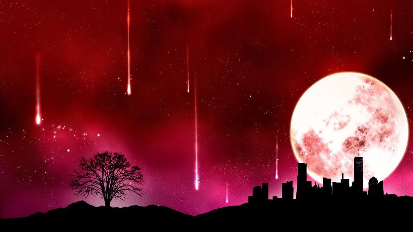 Desktop Background // Computers // Laptops. Netbook // Star rain