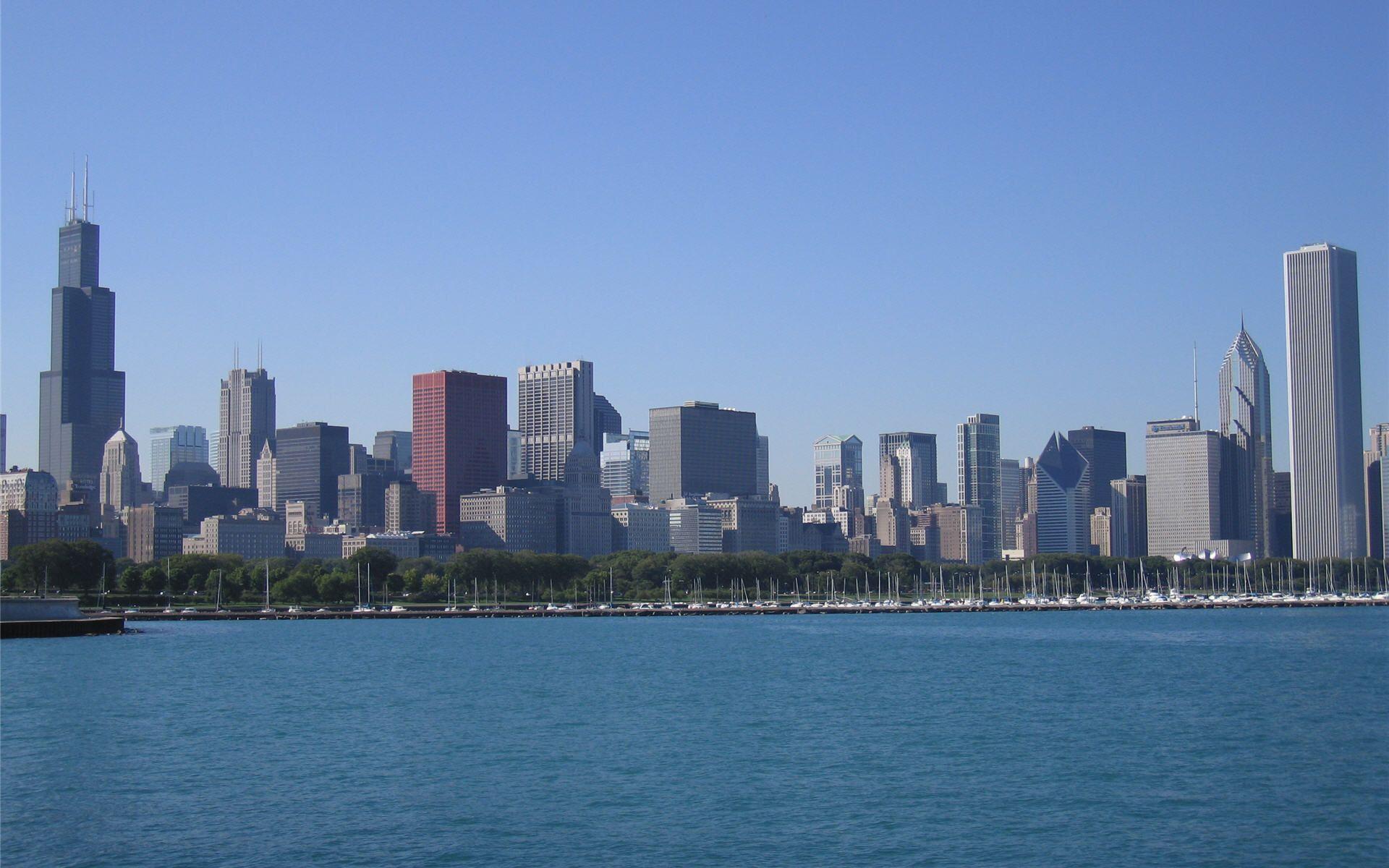 Chicago Skyline Wallpaper HD wallpaper search