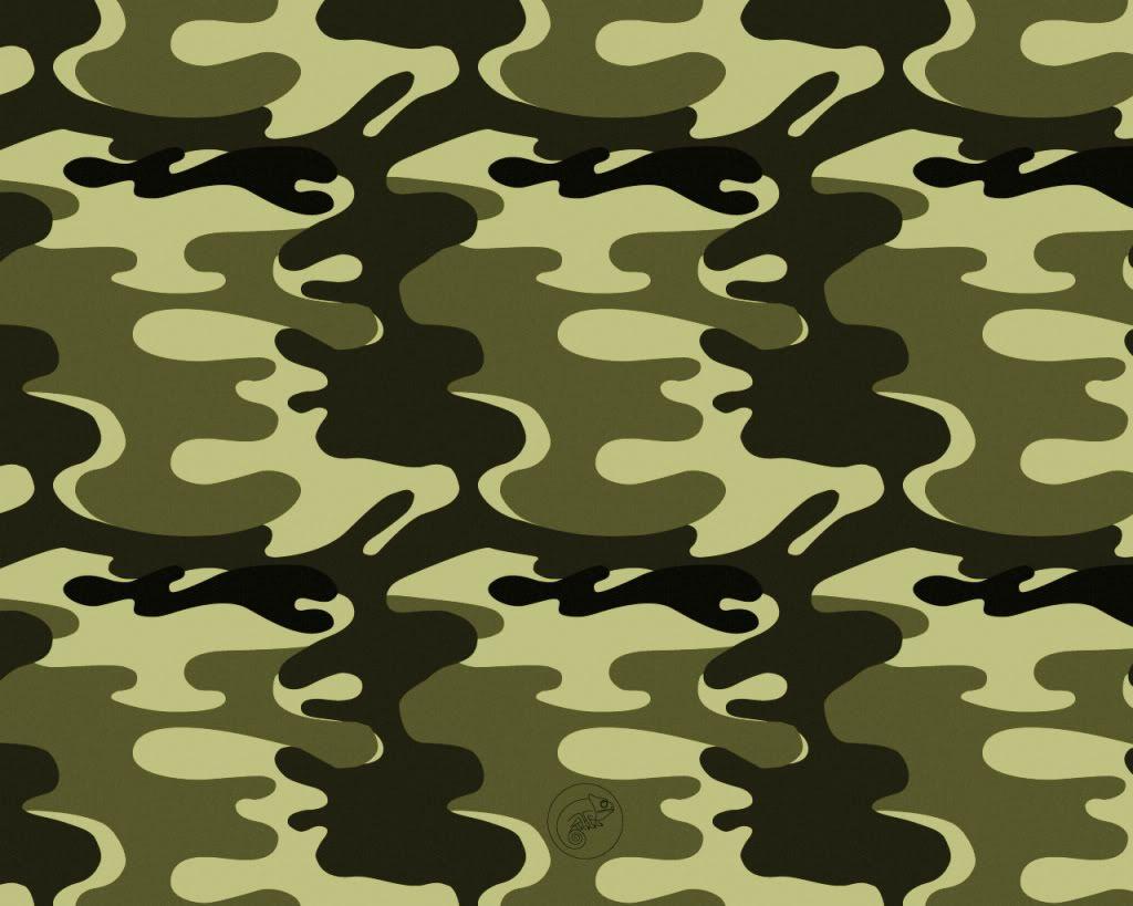 Green Camouflage Background
