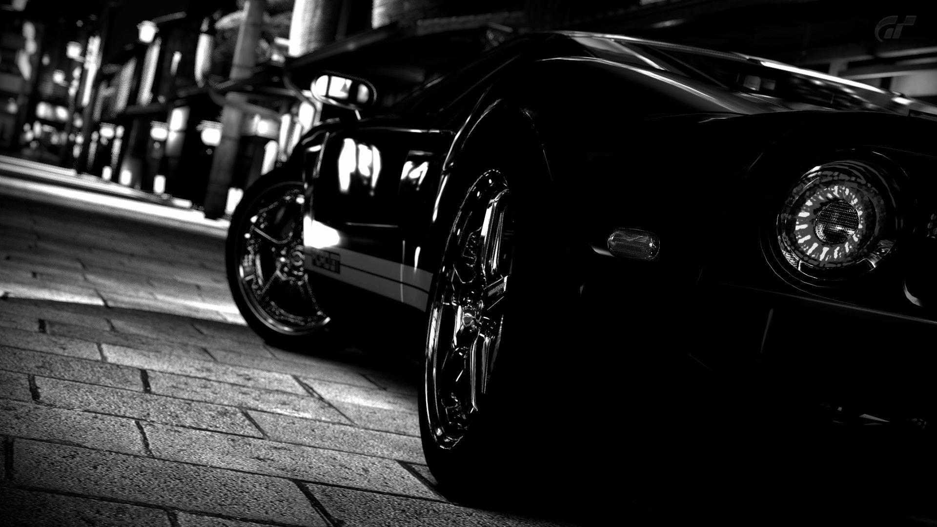 Wallpaper HD 1080p Black And White Car