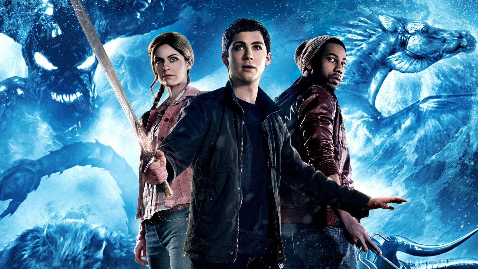 Percy Jackson Sea Of Monsters Movie Cover Wall Wallpaper