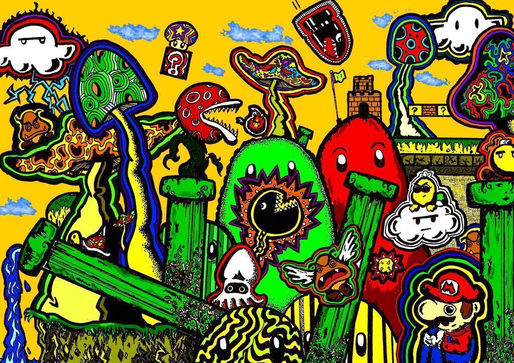 Psychedelic Drawings Acid. fashionplaceface
