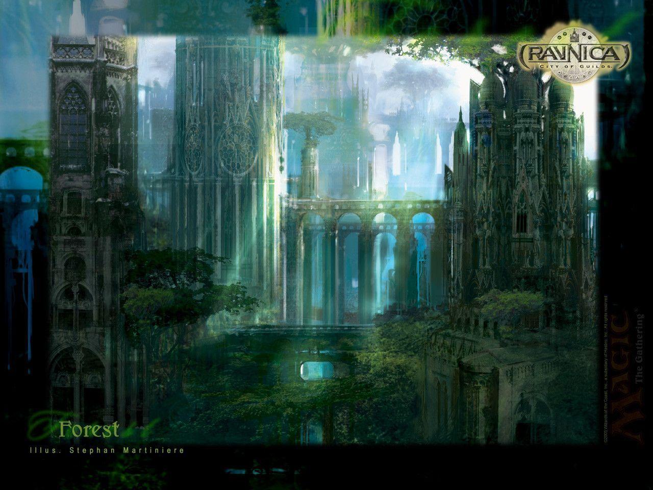 Wallpaper of the Week: Ravnica Forest, Daily MTG, Magic