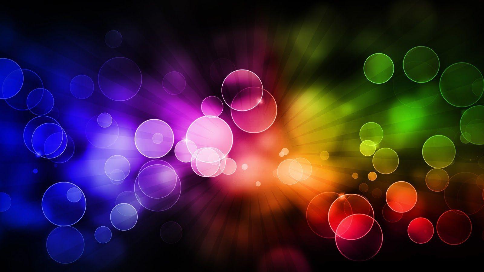 abstract background colorfull bubble. HD Wallpaper and Download