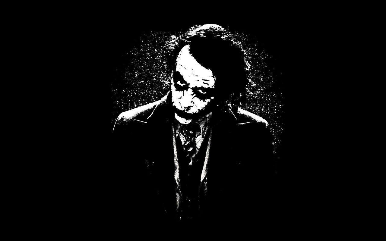Scary Joker Black And White in Movies