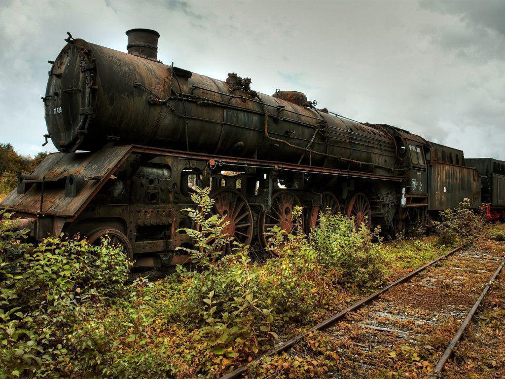 Howard Fogg Art Train Painting Old Steam Train Wallpaper