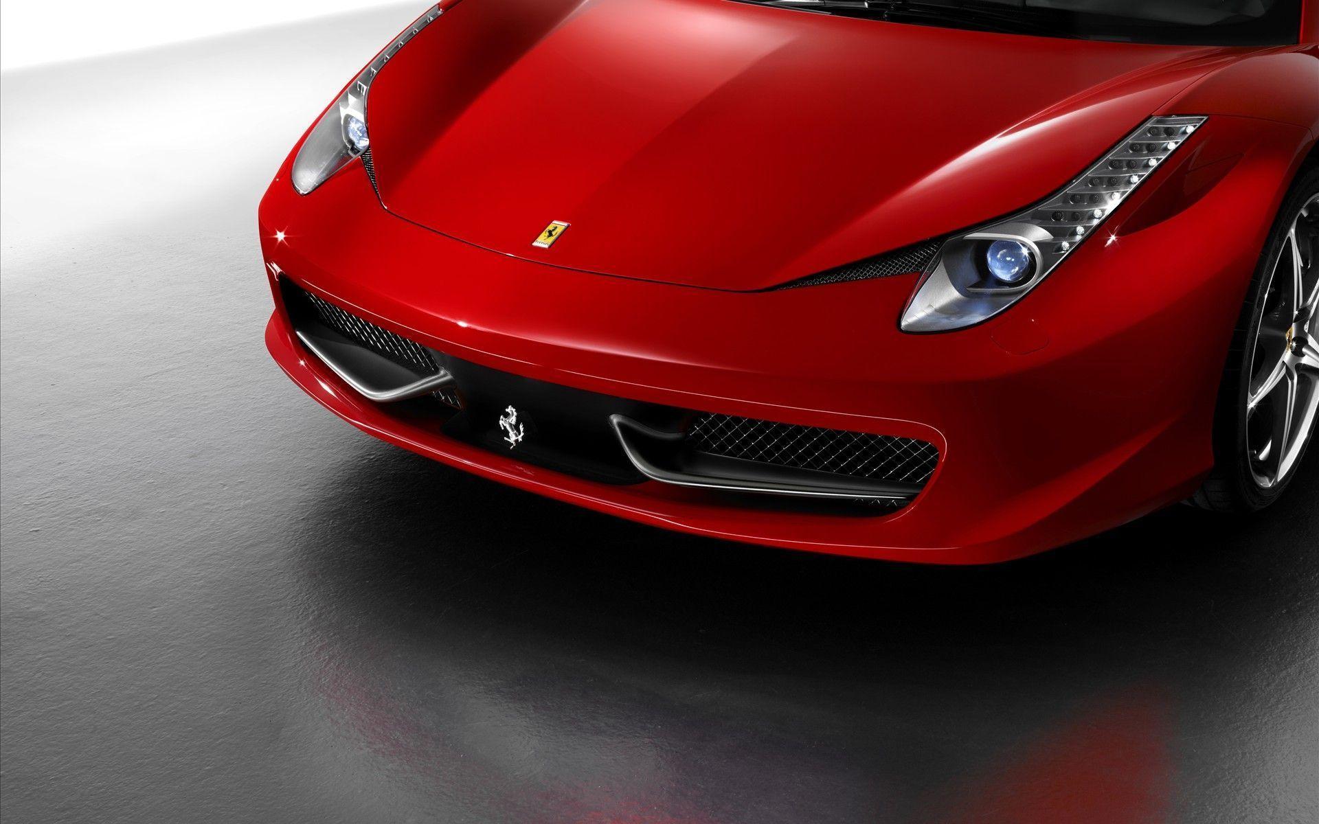 Black Ferrari 458 Italia wallpaper