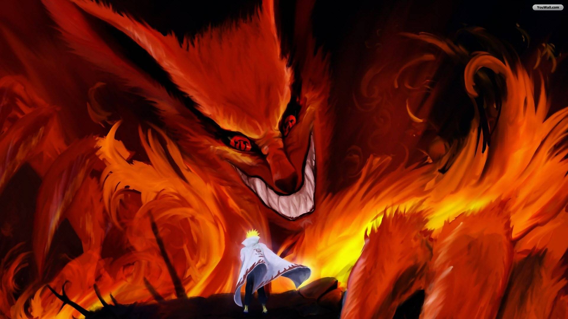 Wallpapers For > Naruto Shippuden Nine Tails Wallpapers Hd