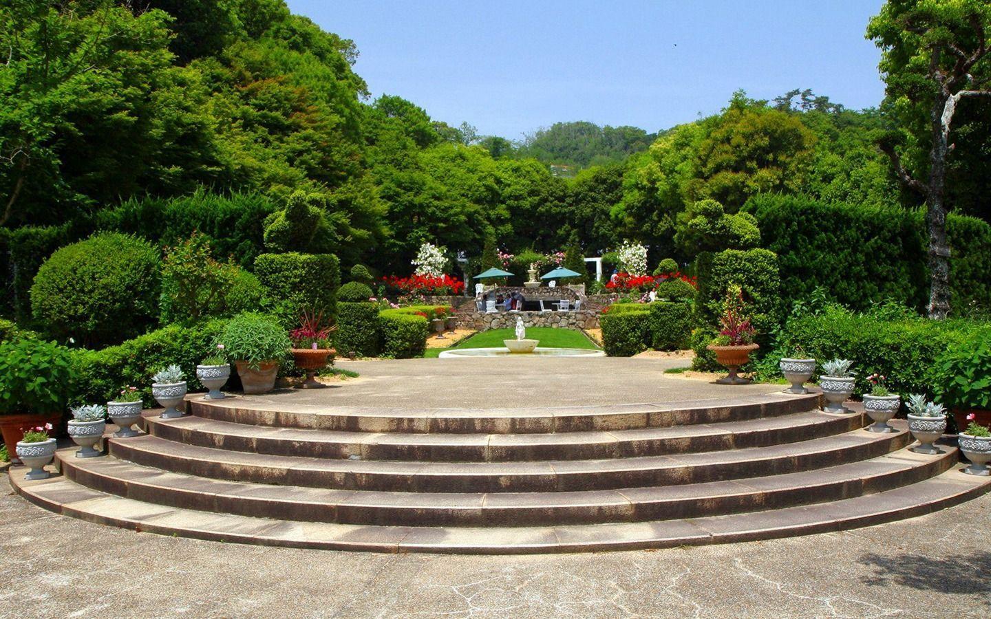 Japanese Landscape Wallpapers : Park Landscape Japanese Garden Art
