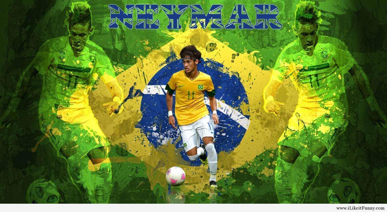 Best collection Neymar brazil 2014 wallpaper