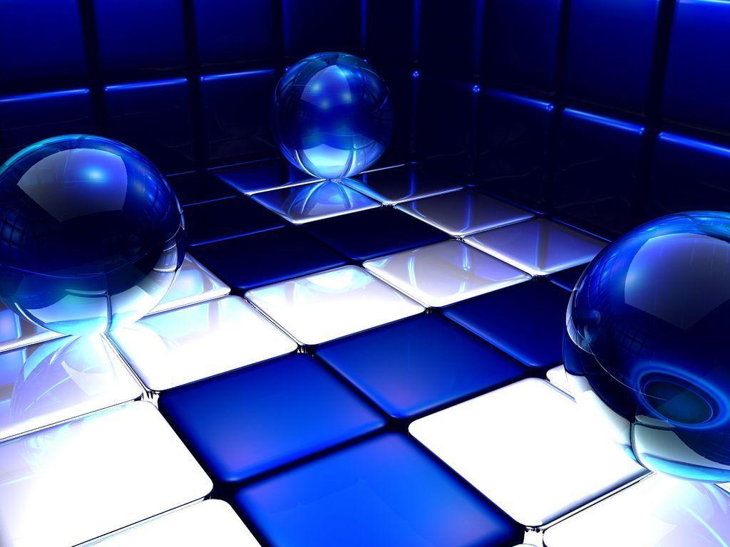 Abstract Blue Ball Expanse HD Wallpaper For Your PC Desktop