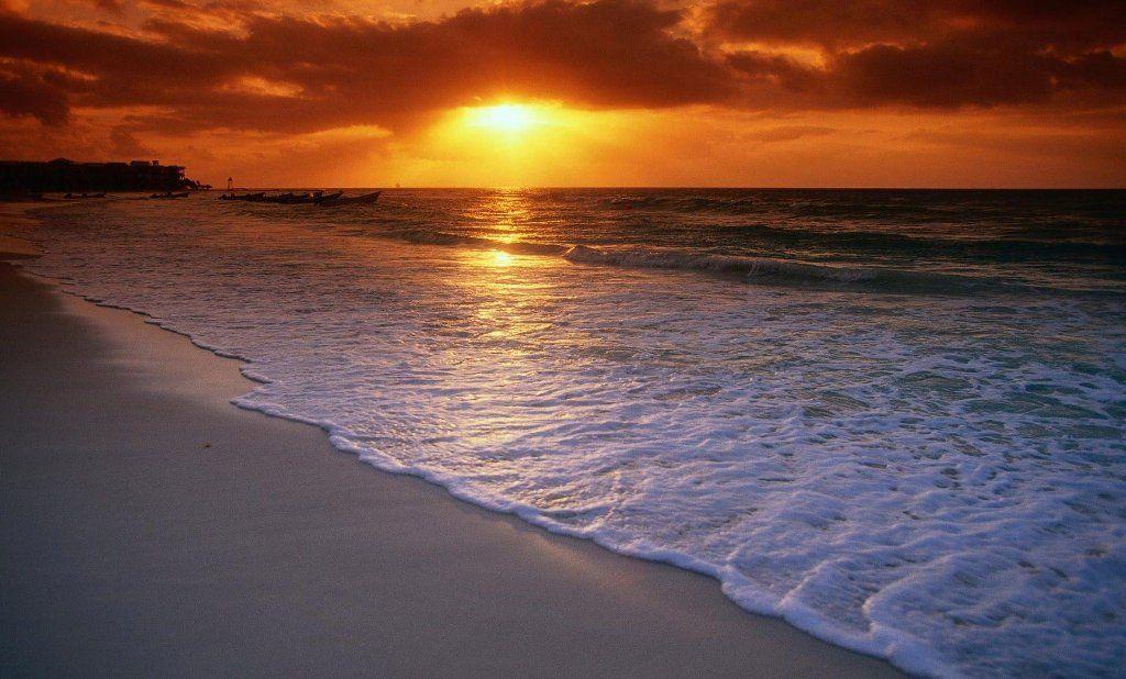 Beach Sunset Backgrounds Desktop Backgrounds