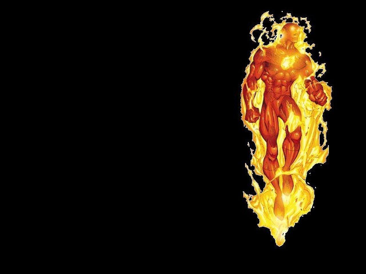 Pix For > The Human Torch Wallpaper