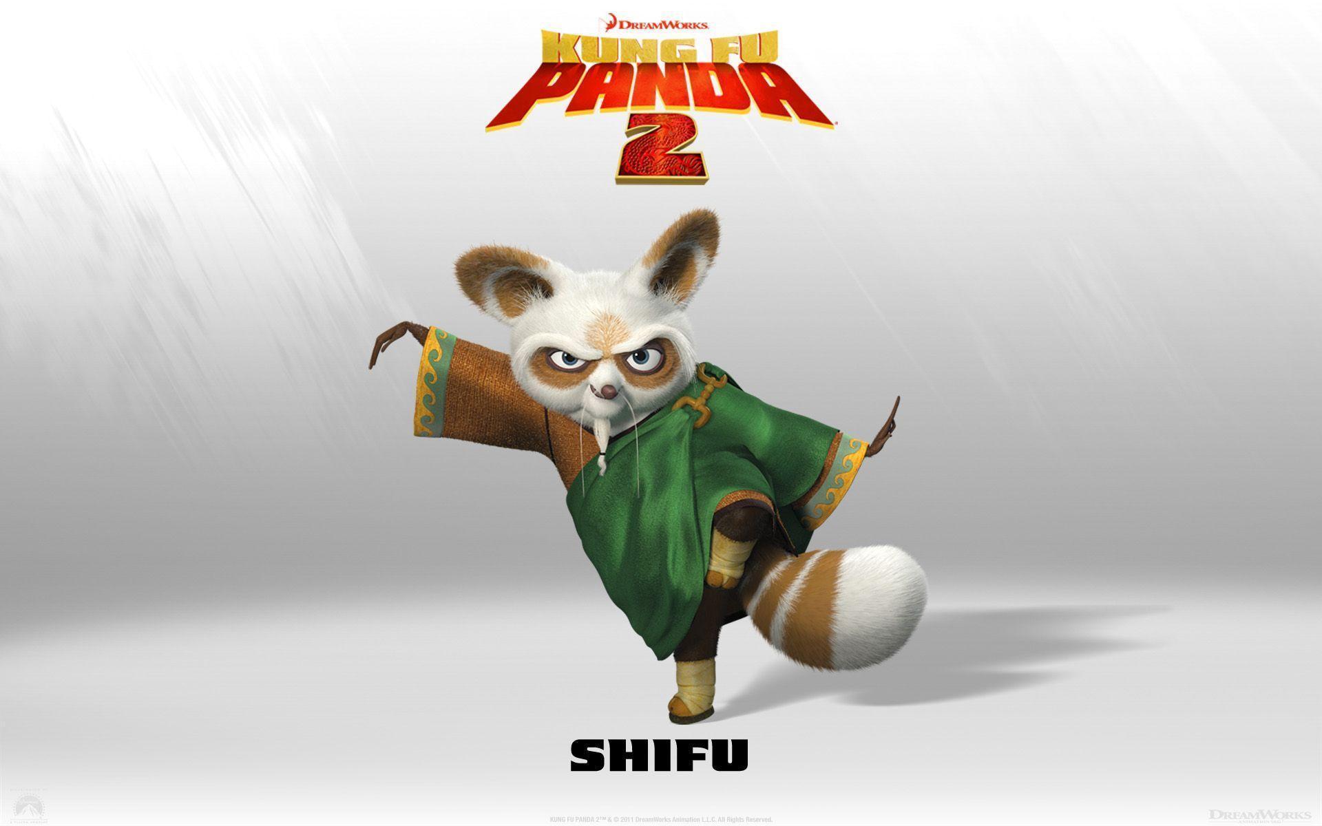 Master Shifu from Kung Fu Panda 2 Movie Desktop Wallpaper