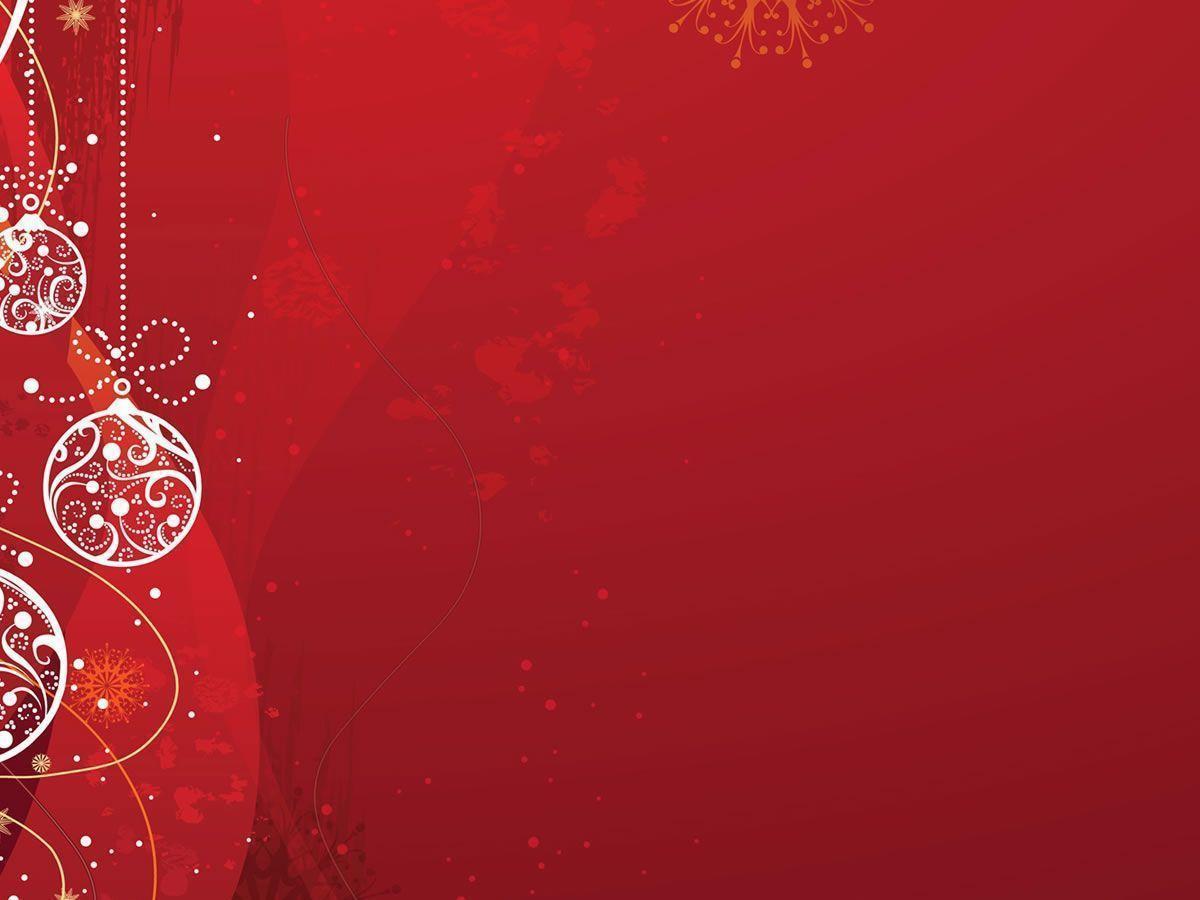 Wallpaper For > Red Christmas Background HD