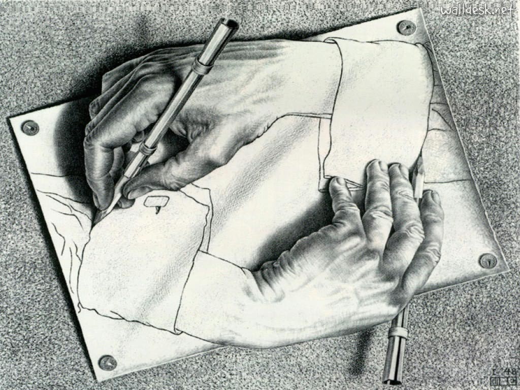 Cartoon Escher to Desktop Unreal, photo and wallpaper