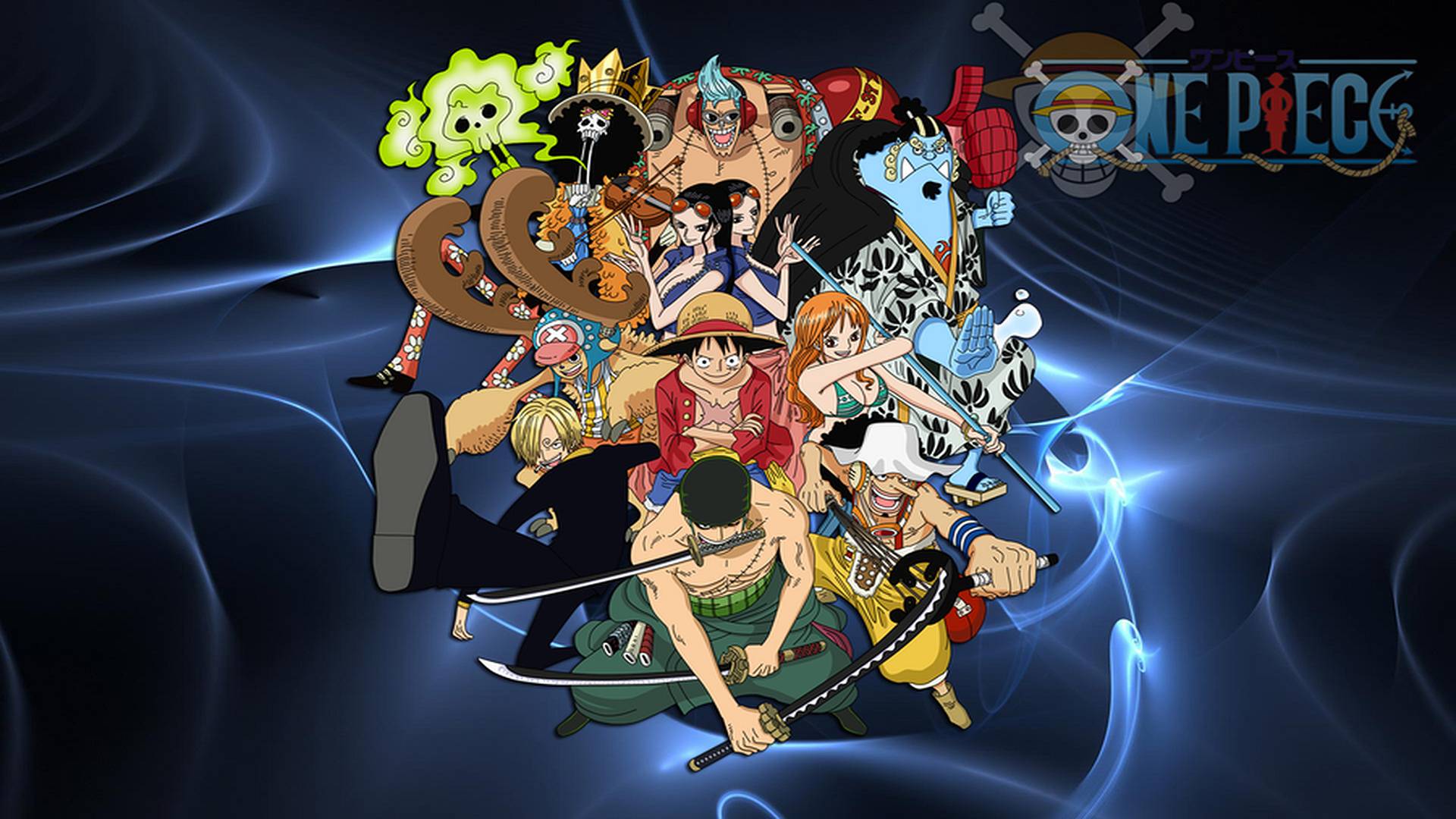 one piece luffy and crew background for computer cartoons images a· download