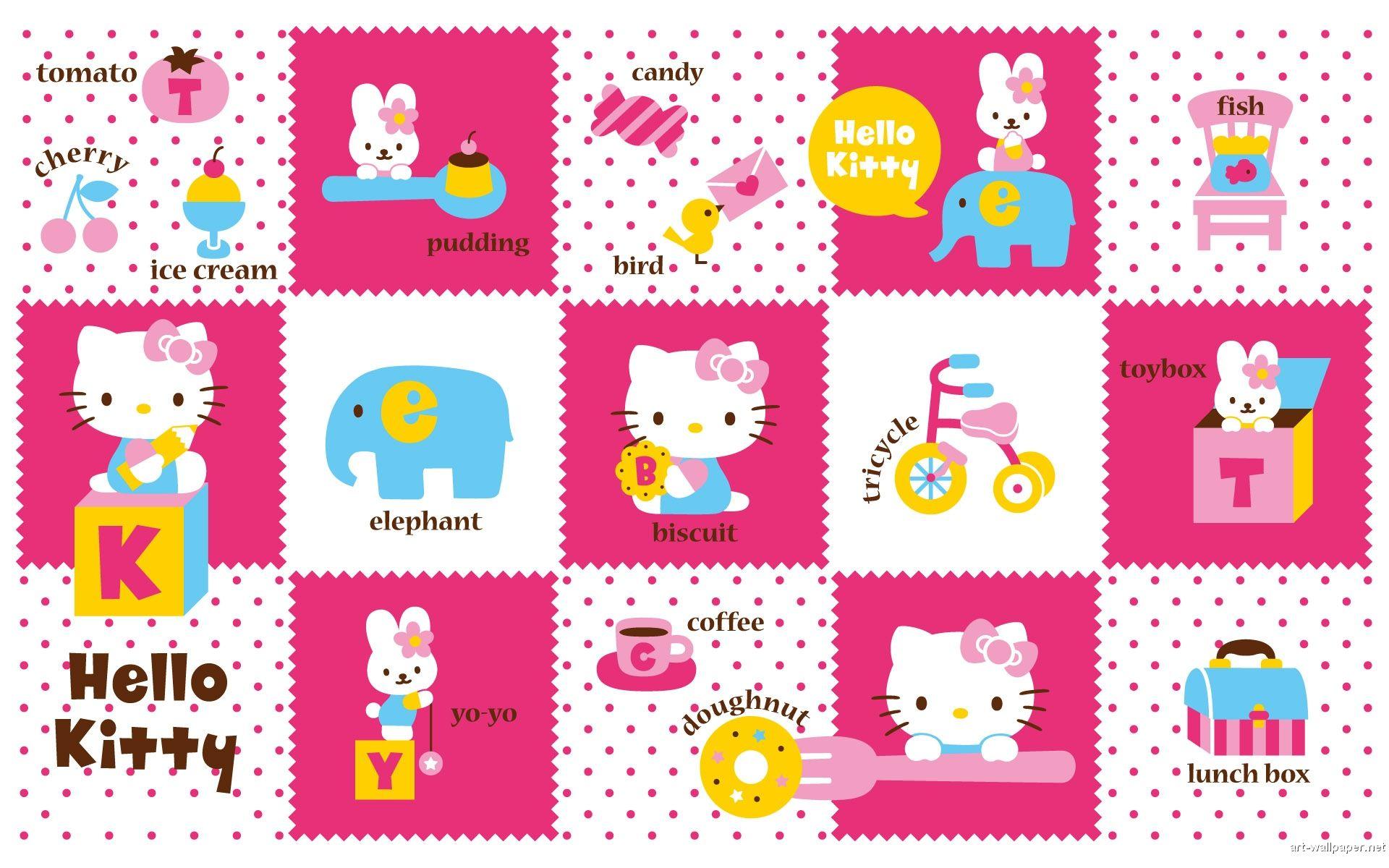 Hello Kitty Colorfull Wallpaper HD. Hdwidescreens