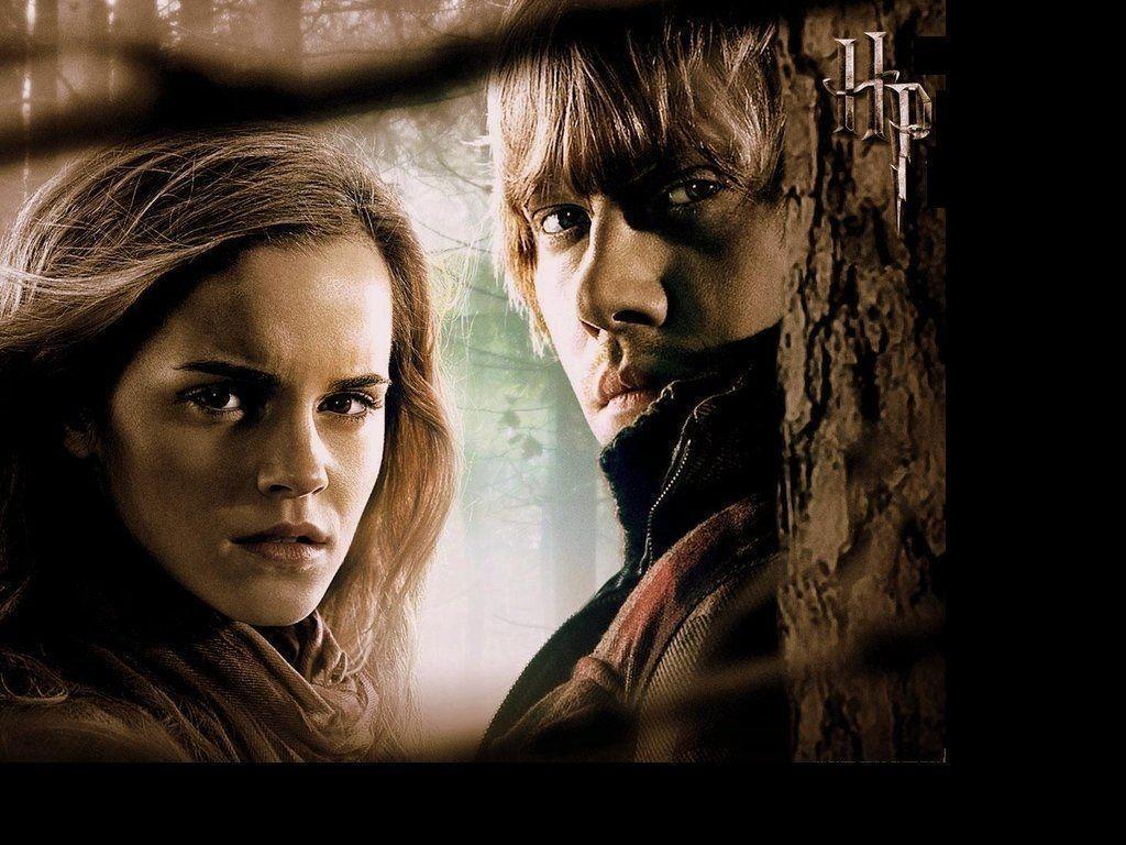 Ron and Hermione Wallpaper