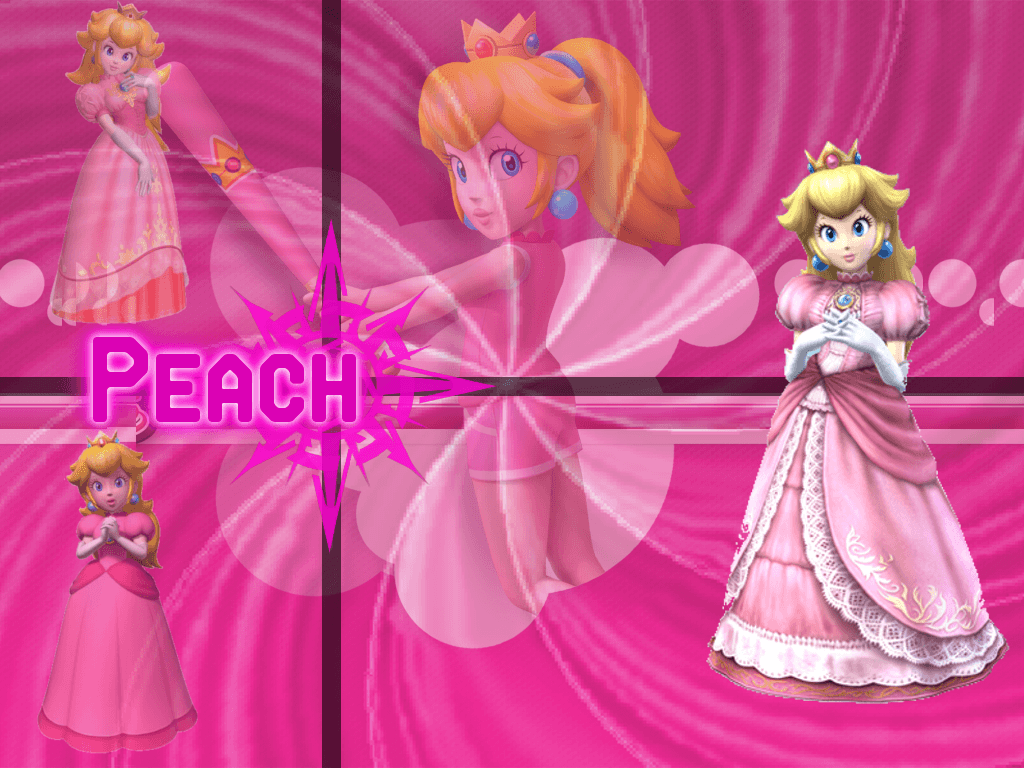 Peach Mario Bros. Wallpaper
