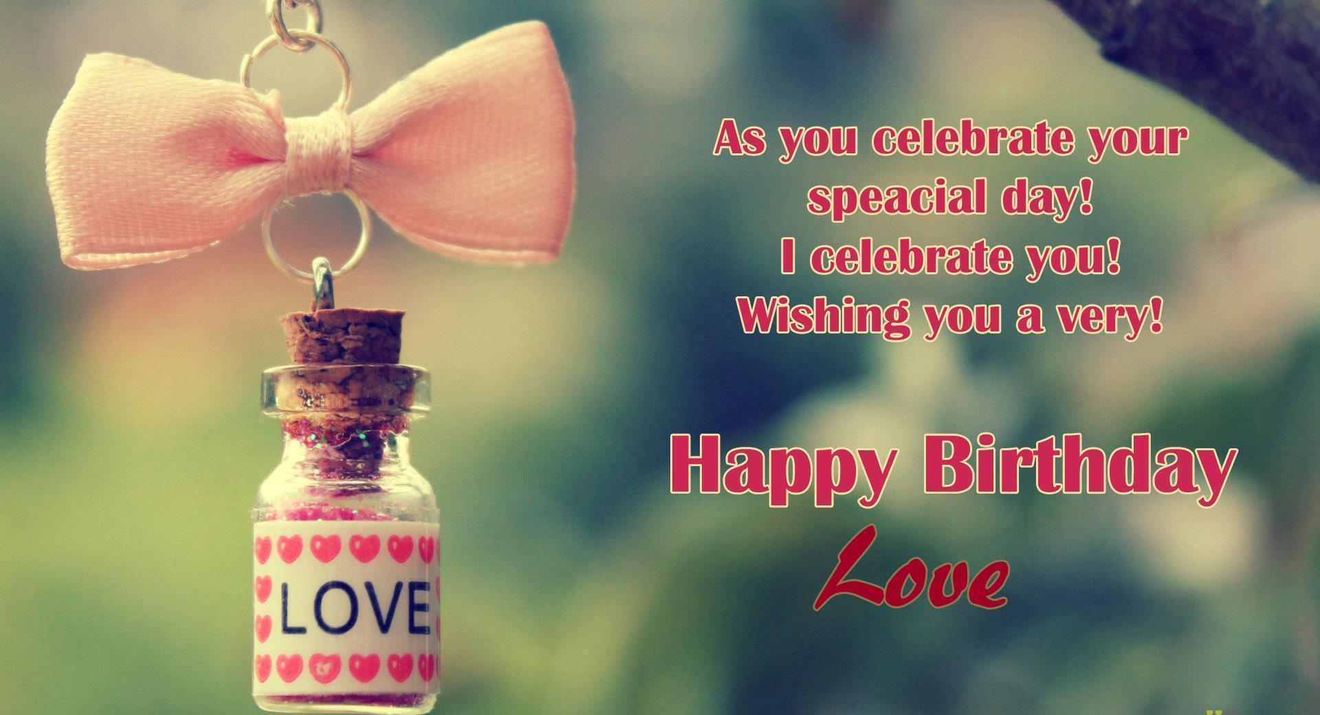 Happy Birthday To my Love HD Wallpaper, Messages & Quotes