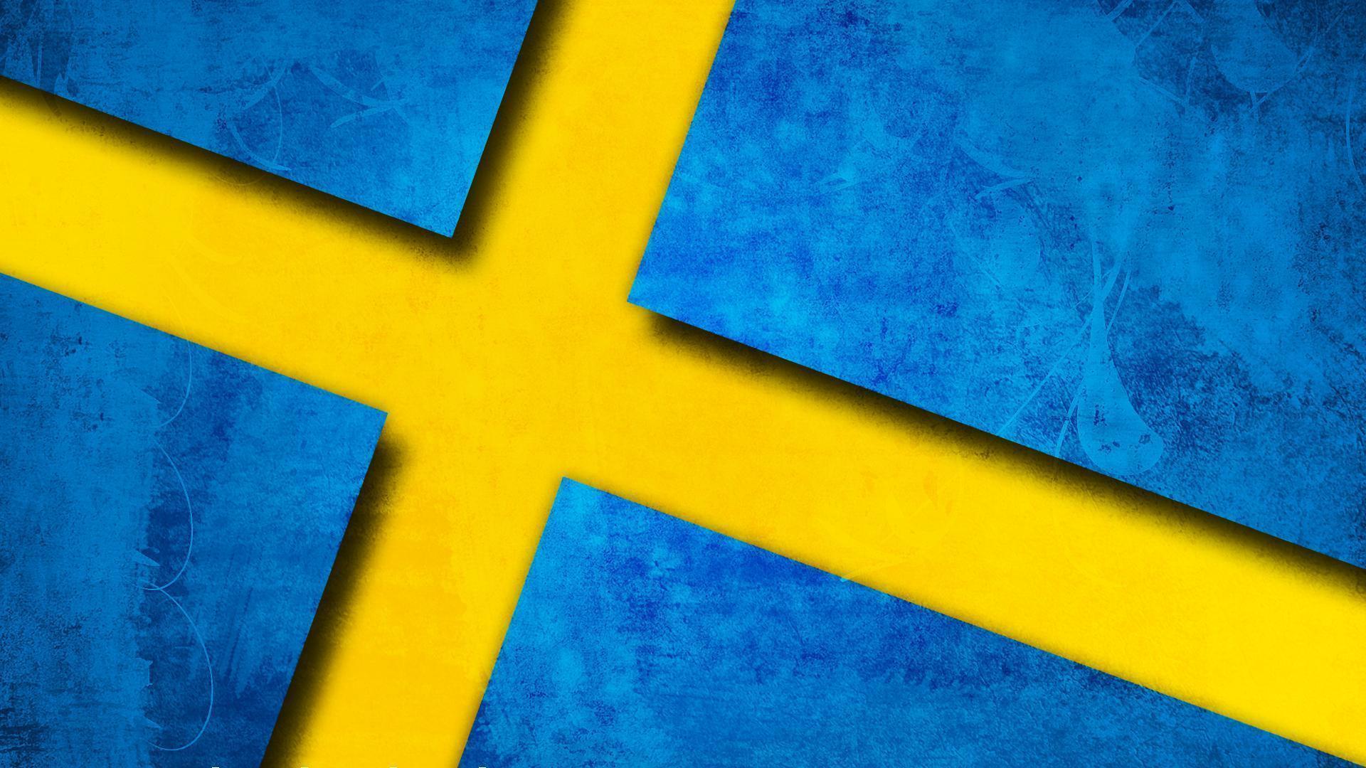 Swedish Flag Background