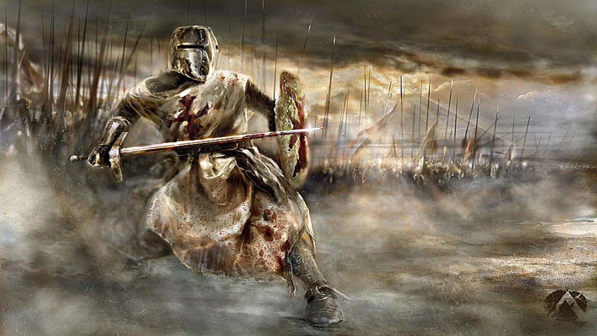 Download Crusader Knight Wallpaper 1920x1080