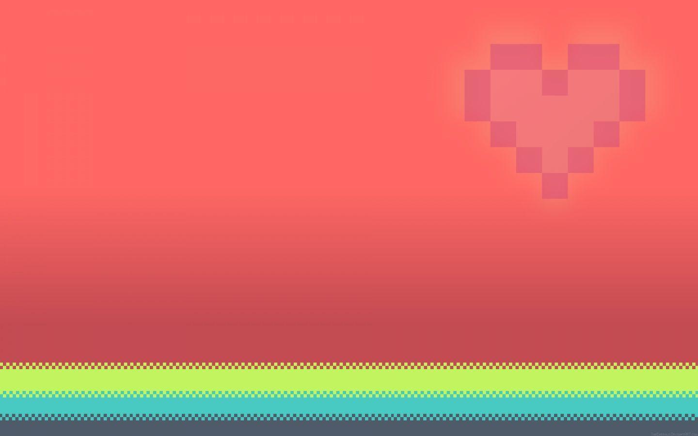 Pixel Valentines Day Wallpaper