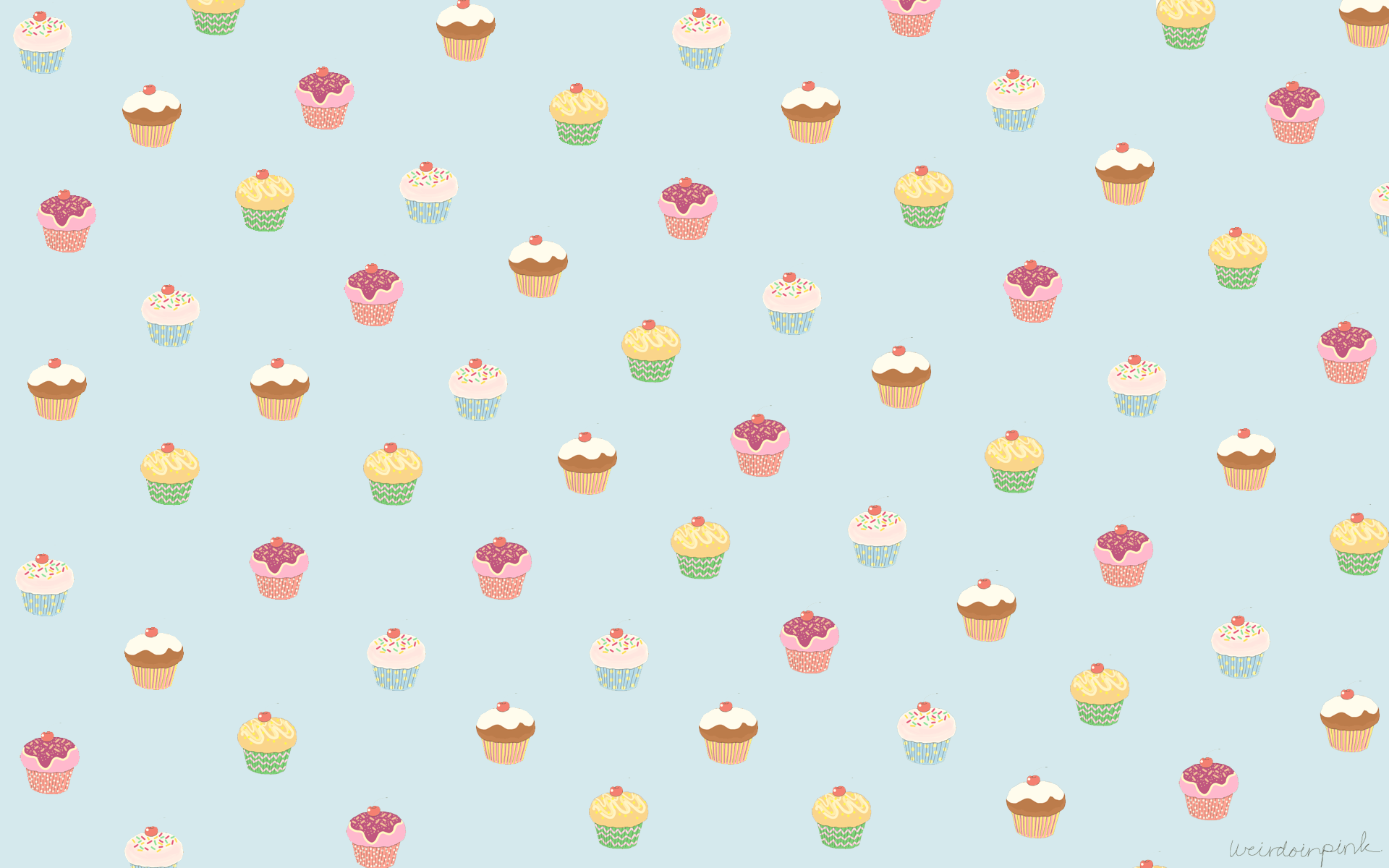 Wallpapers For > Cute Cupcake Backgrounds