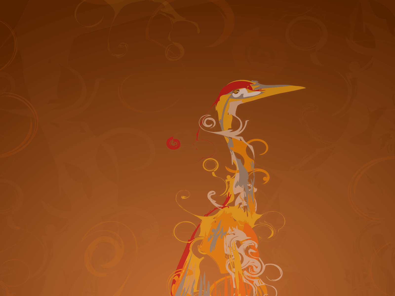 ubuntu 8.04 warty alt background. bonq