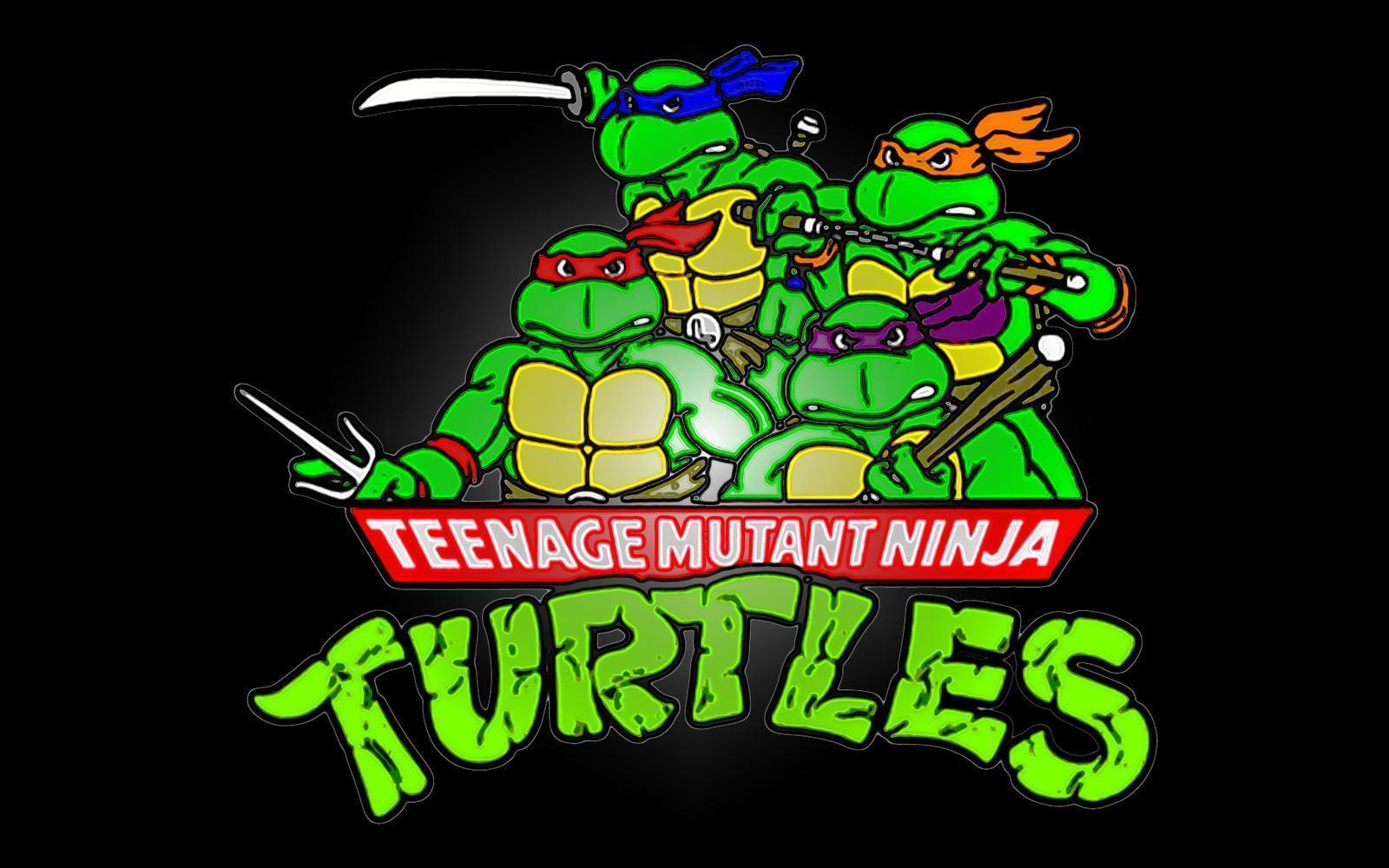 Teenage Mutant Ninja Turtles HD Logo Wallpaper