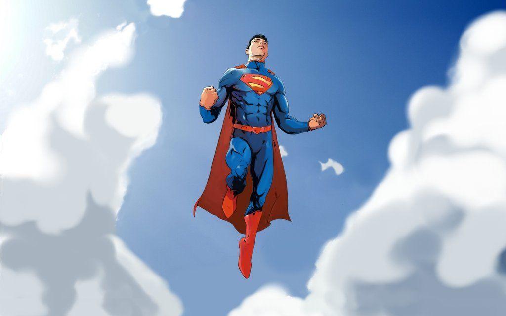 Superman flight wallpaper