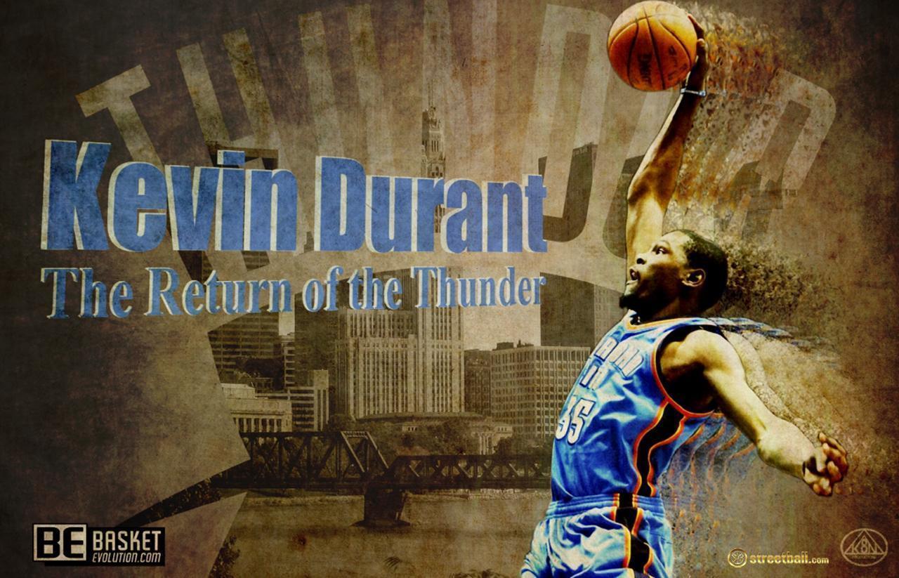 Kevin Durant NBA Finals Basketball Wallpaper Thunder
