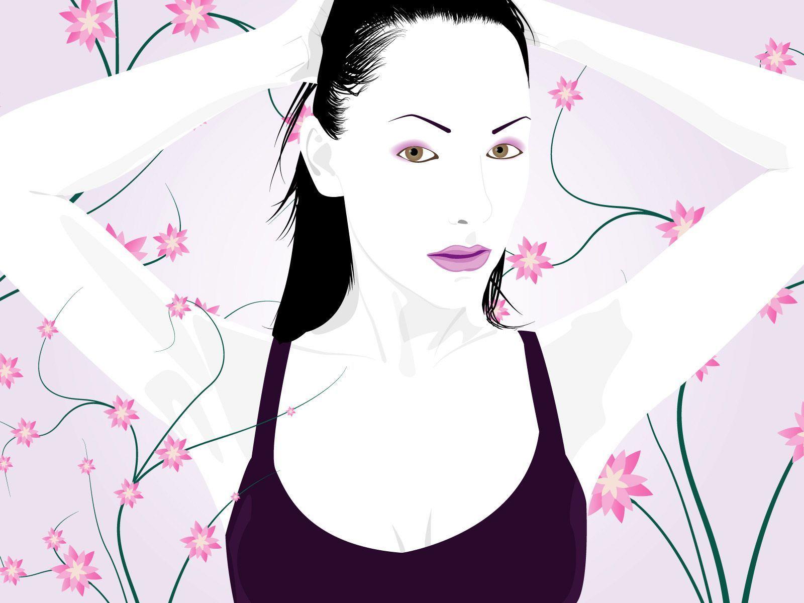 Beauty Lavender Floral Beautiful 800x600 pixel PPT Background