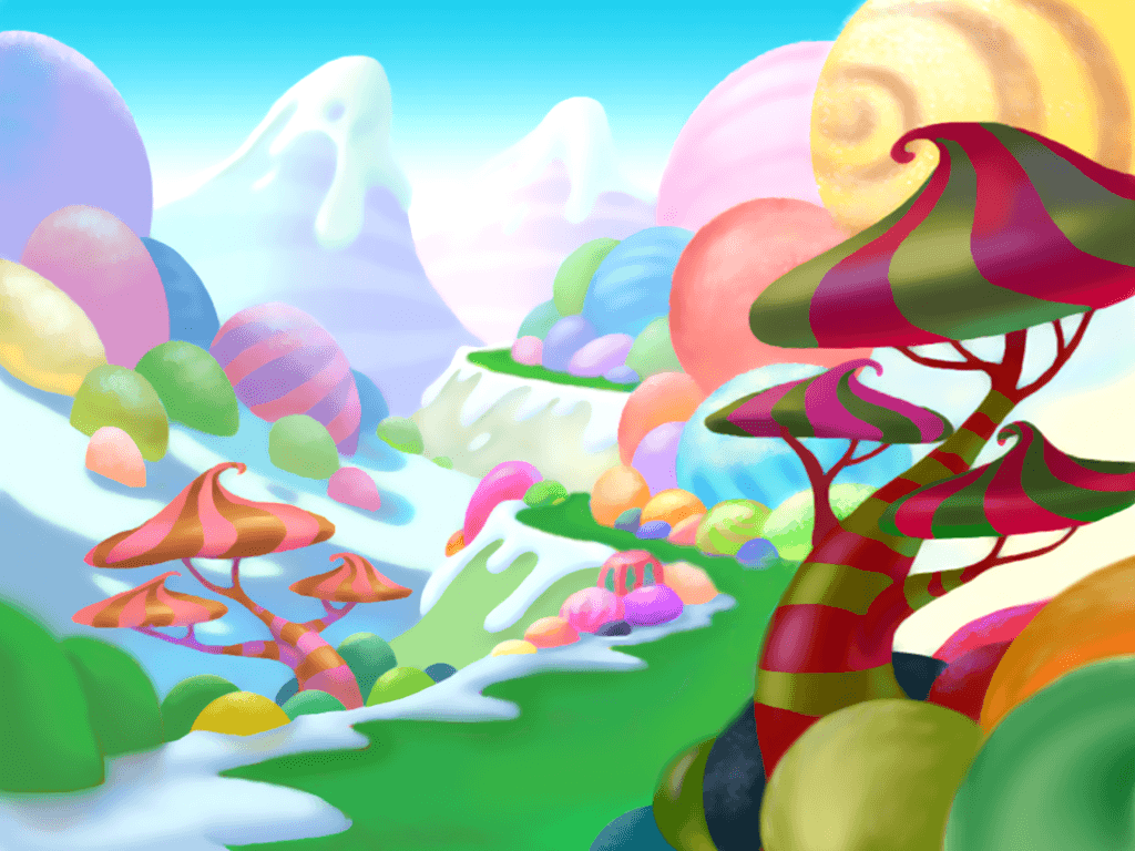 image For > Candyland Party Background