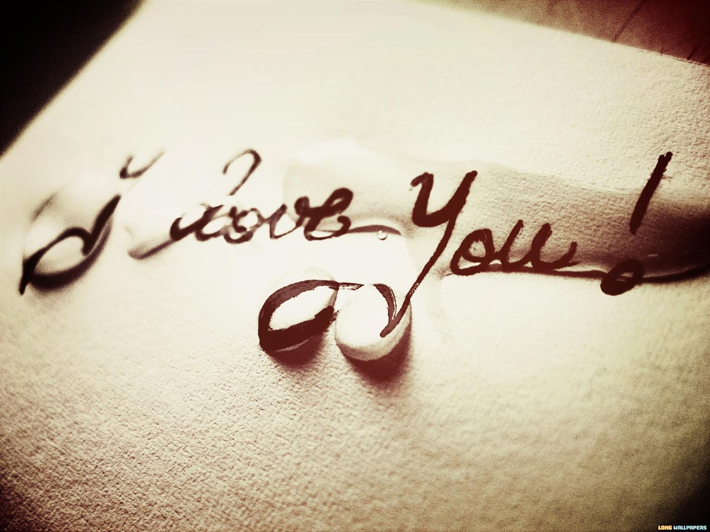 I Love You Wallpaper with Quote