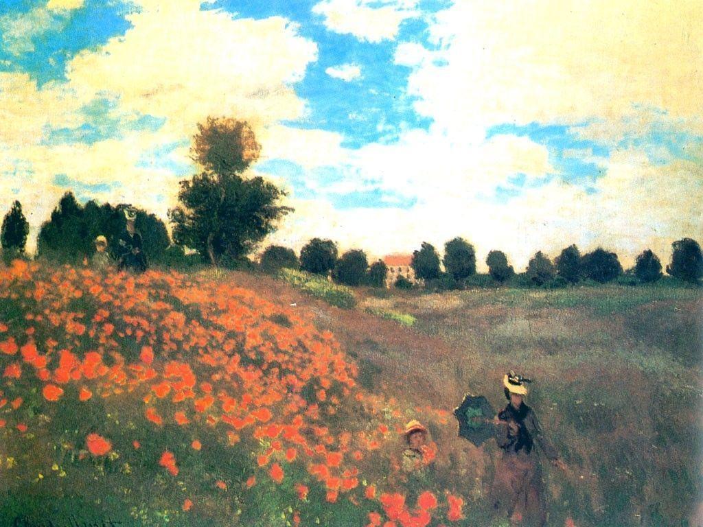 My Free Wallpaper Wallpaper, Monet Coquelicots