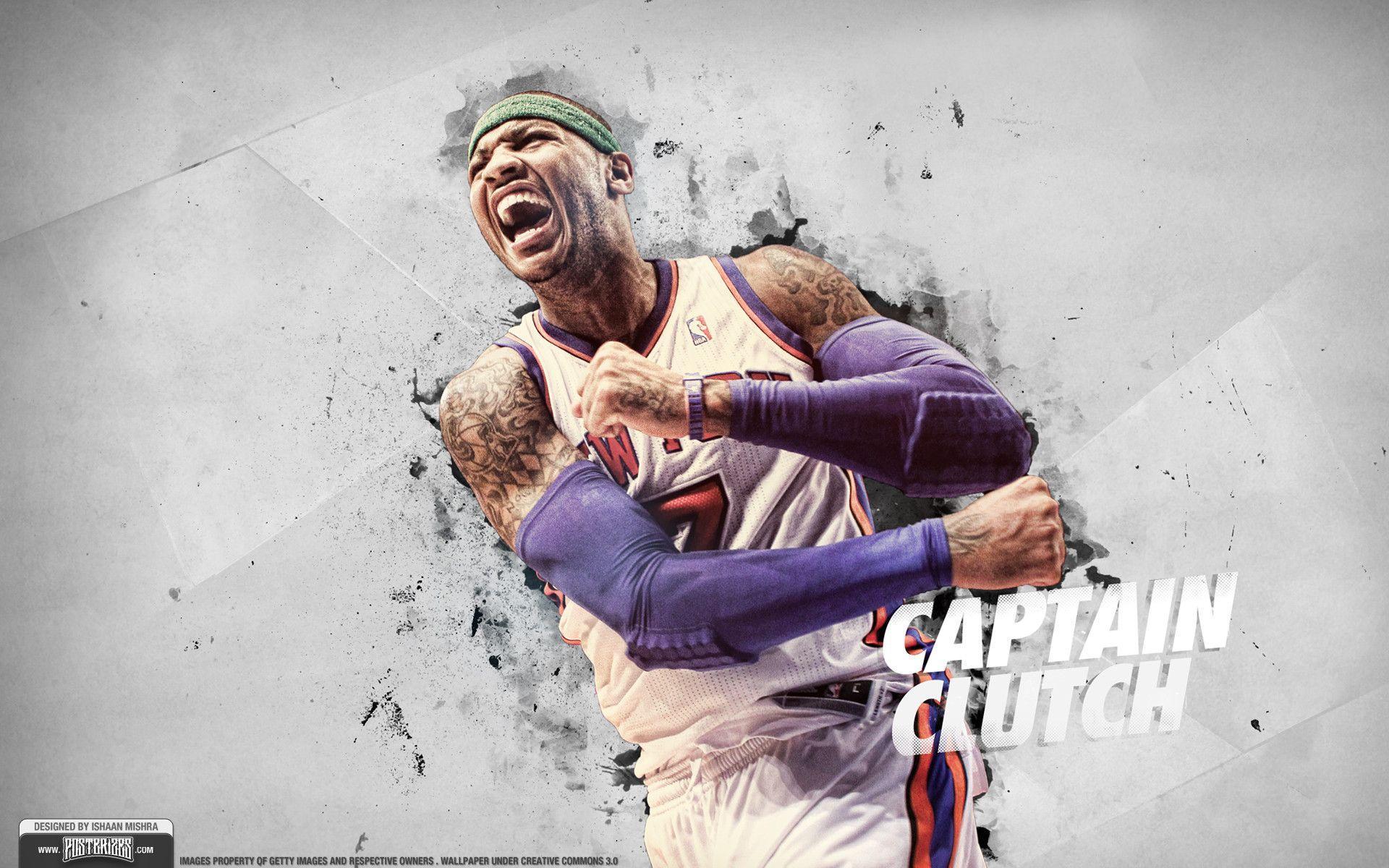 Carmelo Anthony “Captain Clutch” Wallpaper. Posterizes. NBA
