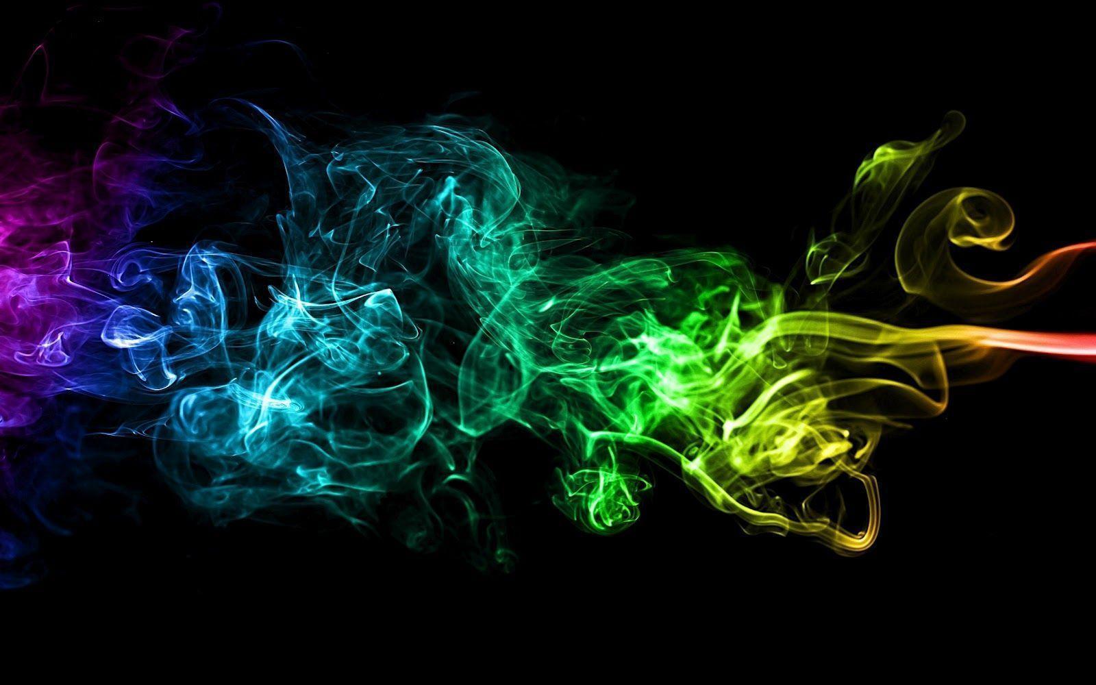 colorful smoke 11 wallpaper background HD