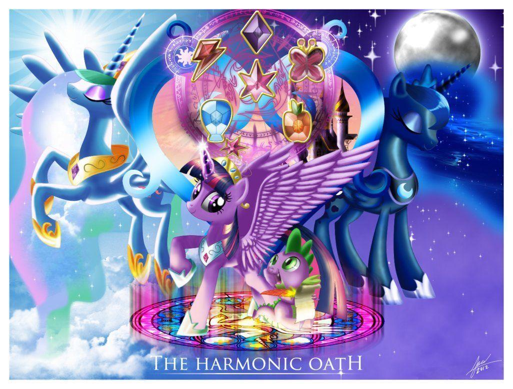 Harmonic Oath My little Pony Wallpaper Free For Android. Cartoons