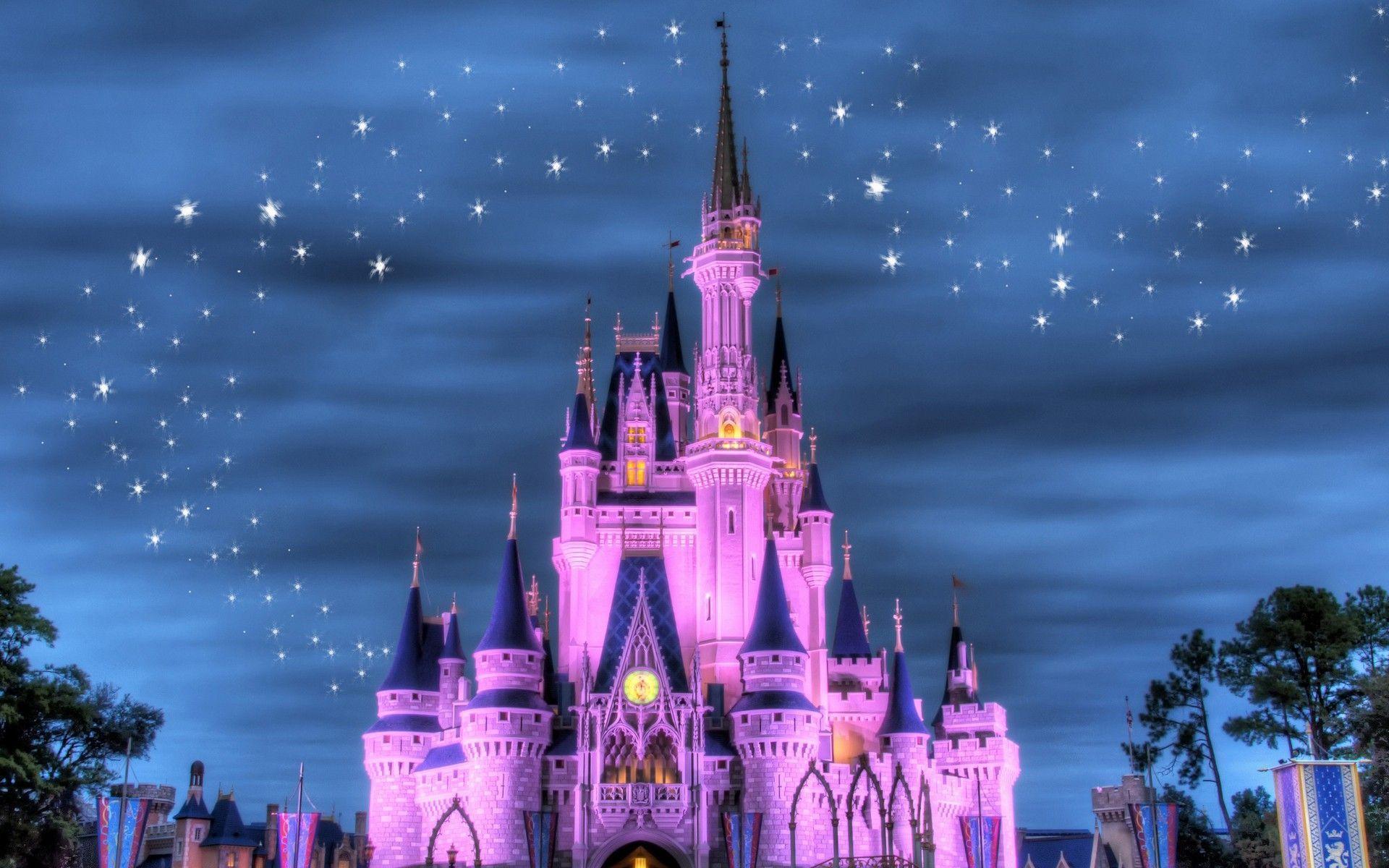 Disney Castle Backgrounds Wallpaper Cave