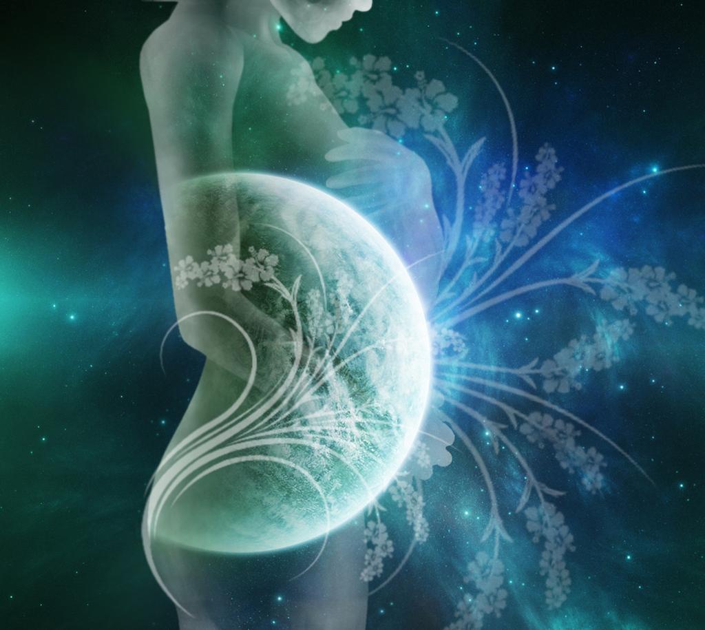 Pregnant Mother Nature Art HD Image 3 HD Wallpaper