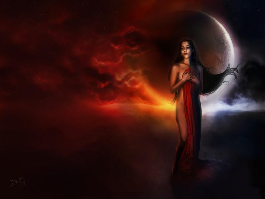 Fantasy beauty wallpaper