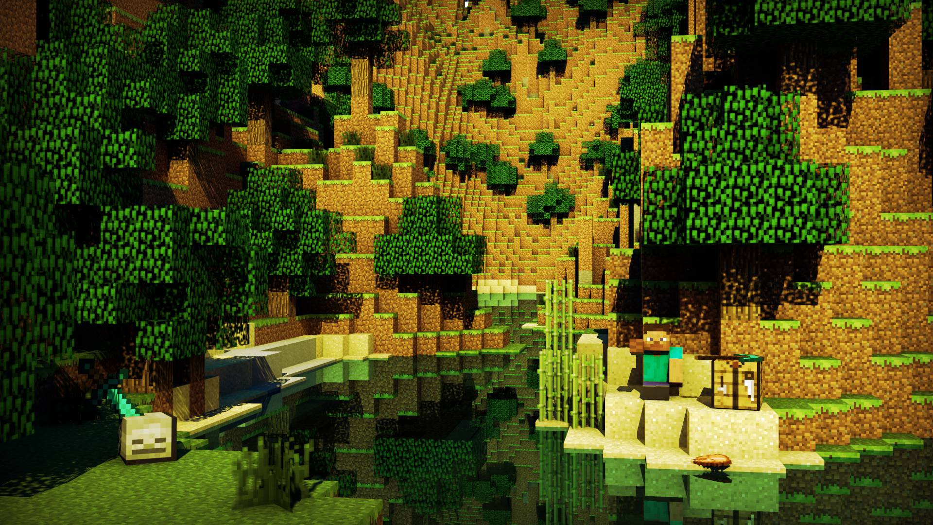 What is the title of this picture ? Minecraft Wallpapers HD - Wallpaper Cave