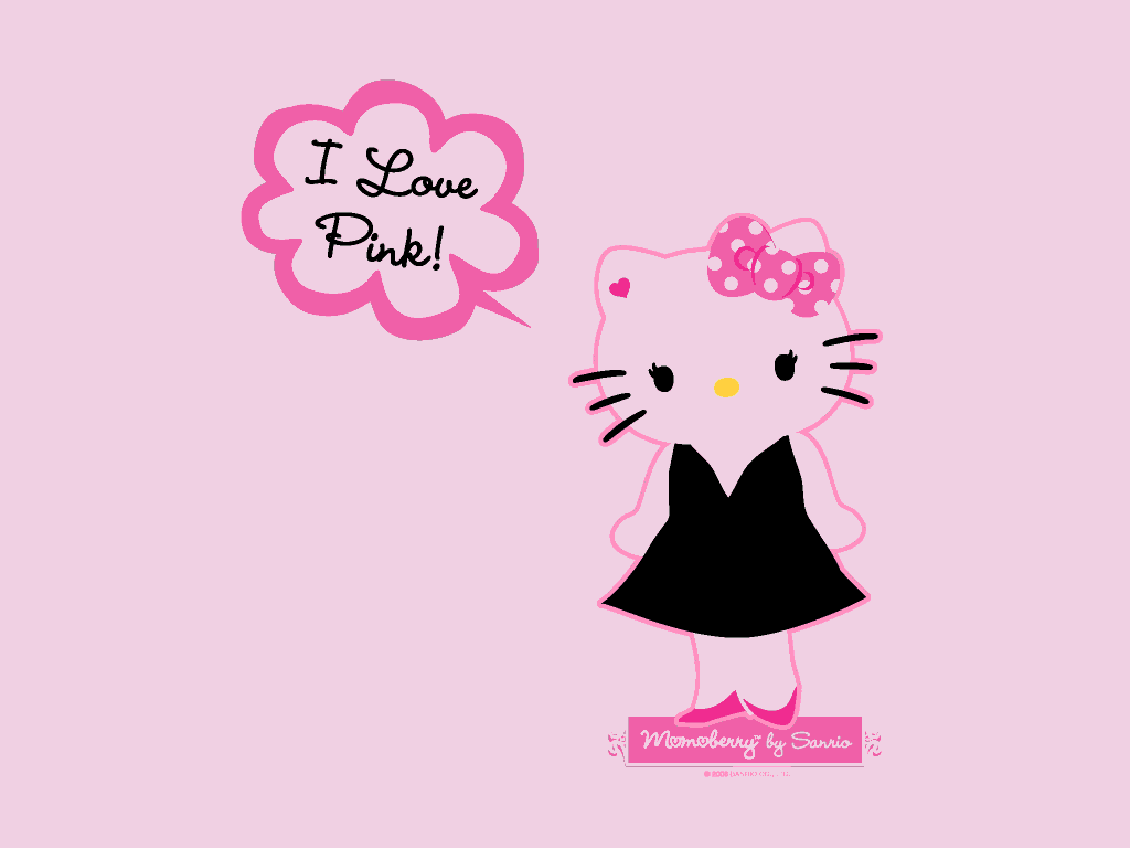 Hello Kitty Black Wallpaper and Background