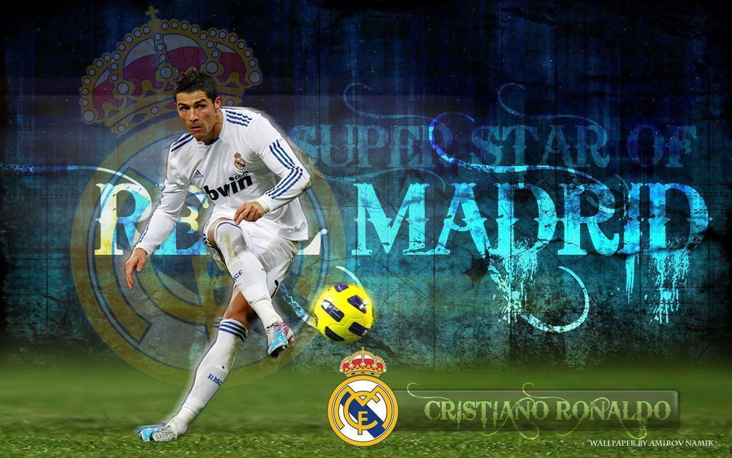 Christiano Ronaldo Real Madrid Football 1 HD Image Wallpaper