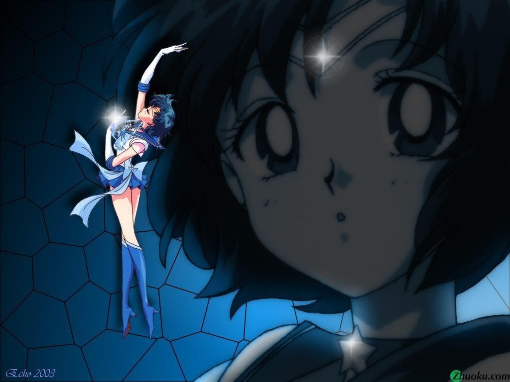 Sailor Mercury Moon Wallpaper