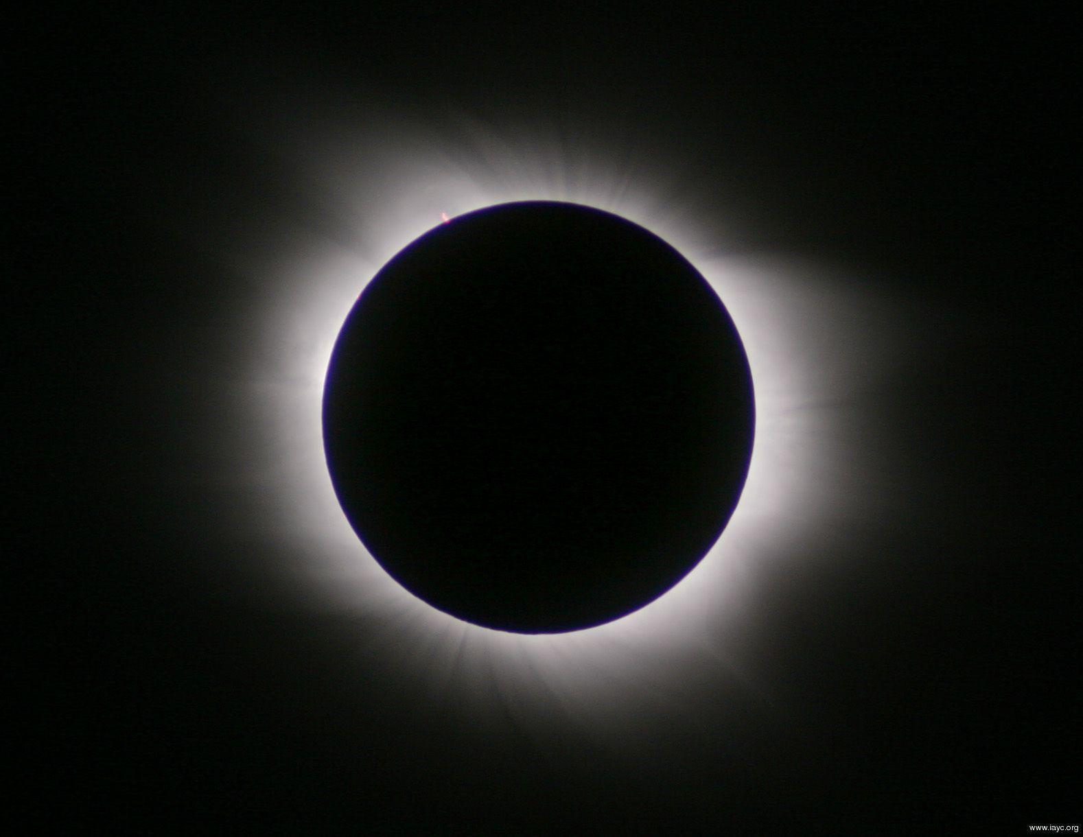 A solar eclipse of immense magnitude