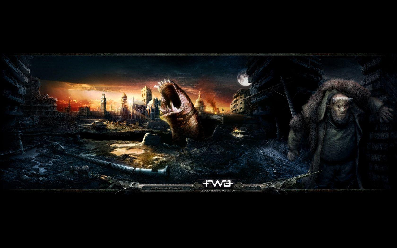 Hellbeast desktop PC and Mac wallpaper