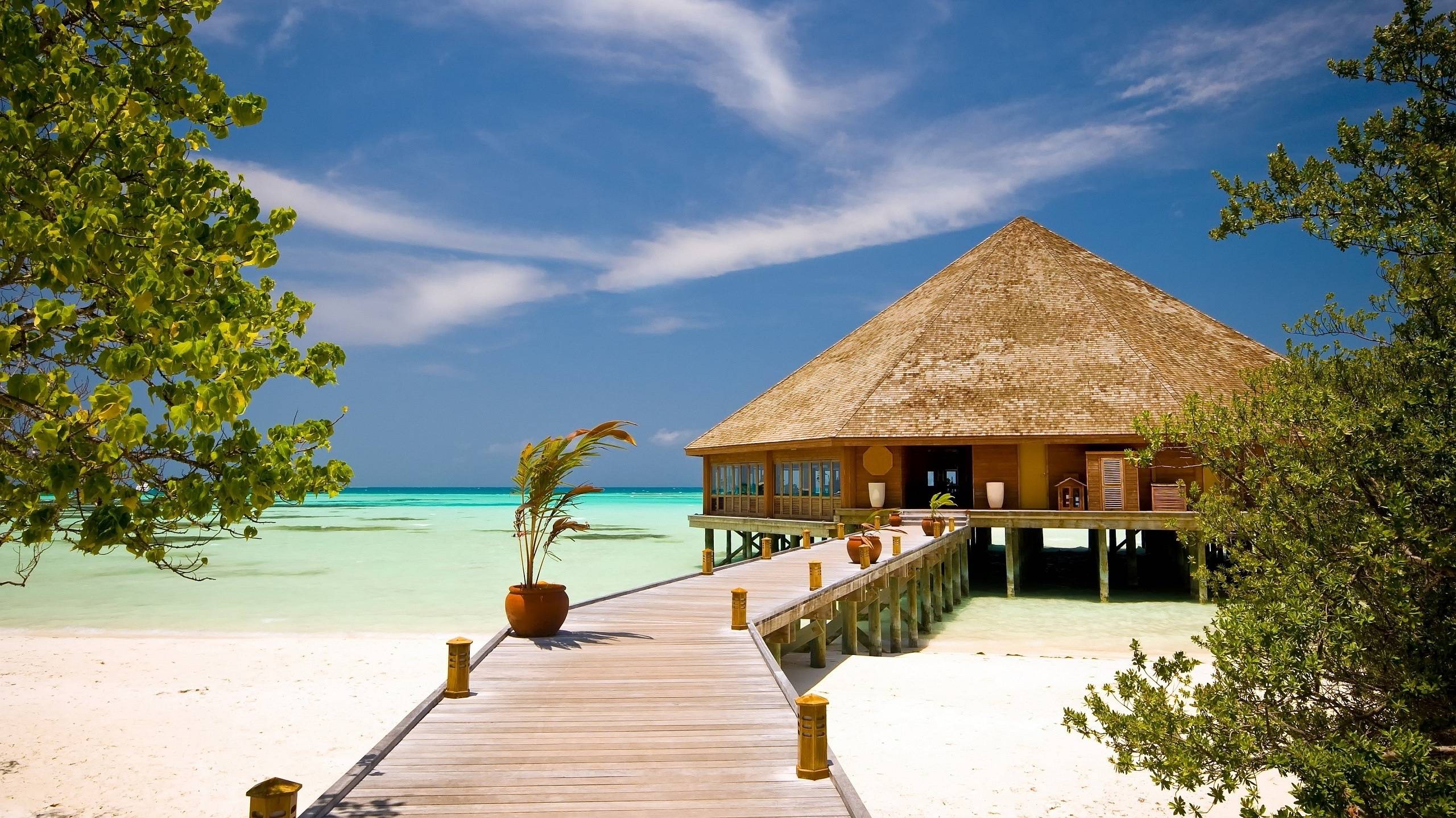 Beach Resort Maldives Wallpaper